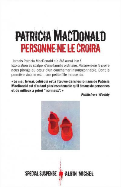 Personne ne le croira de Patricia MacDonald
