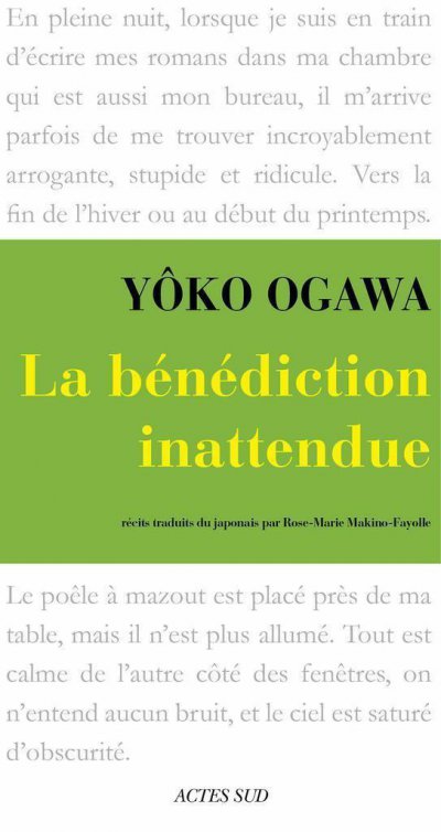 La bénédiction inattendue de Yôko Ogawa