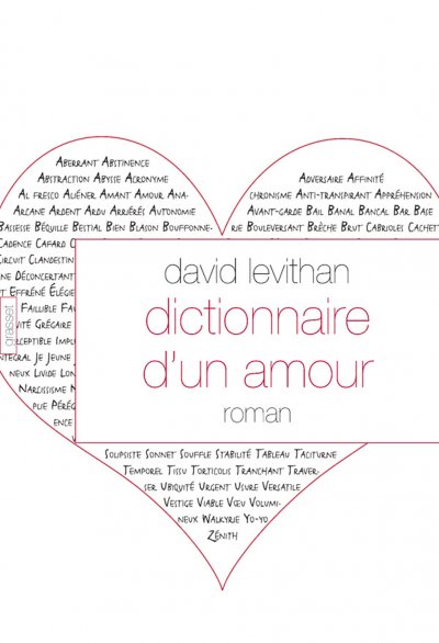 Dictionnaire d'un amour de David Levithan