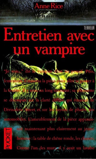 Entretien avec un vampire de Anne Rice