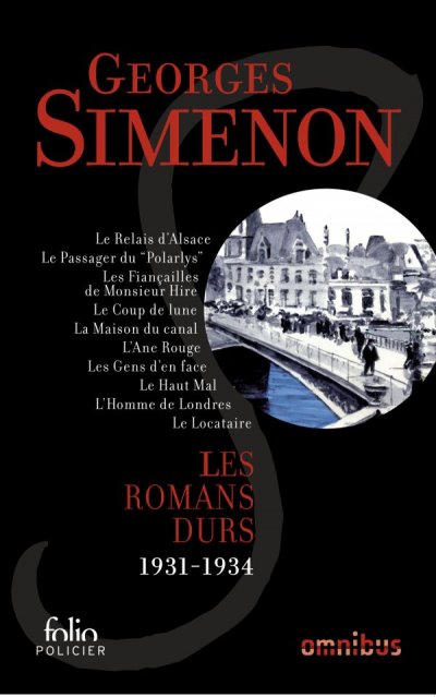 Les romans durs (1931-1934) de Georges Simenon